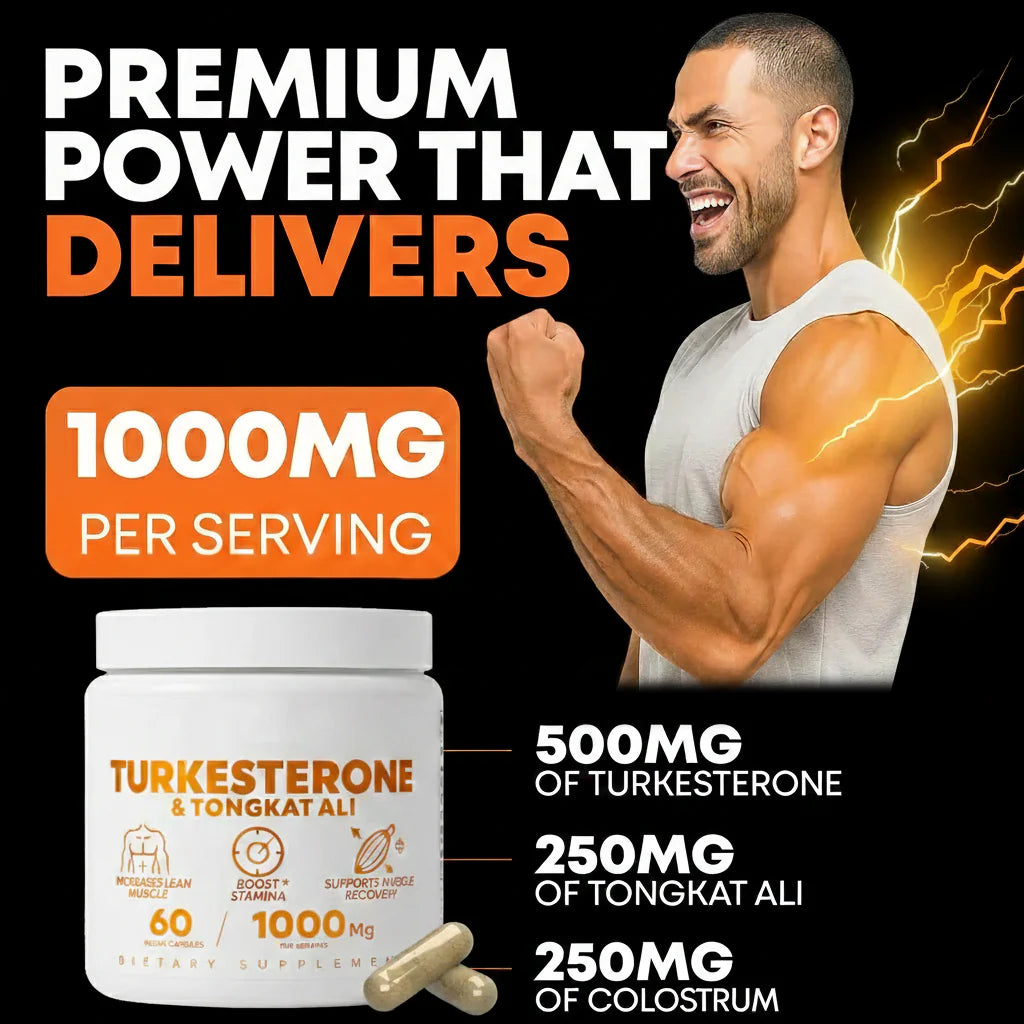 Turkesterone & Tongkat Ali - Natural Testosterone Support