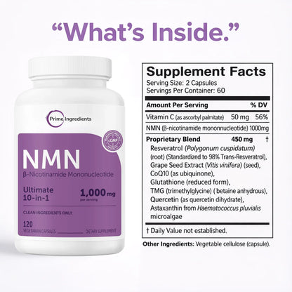 NMN Complex - 1000mg capsules