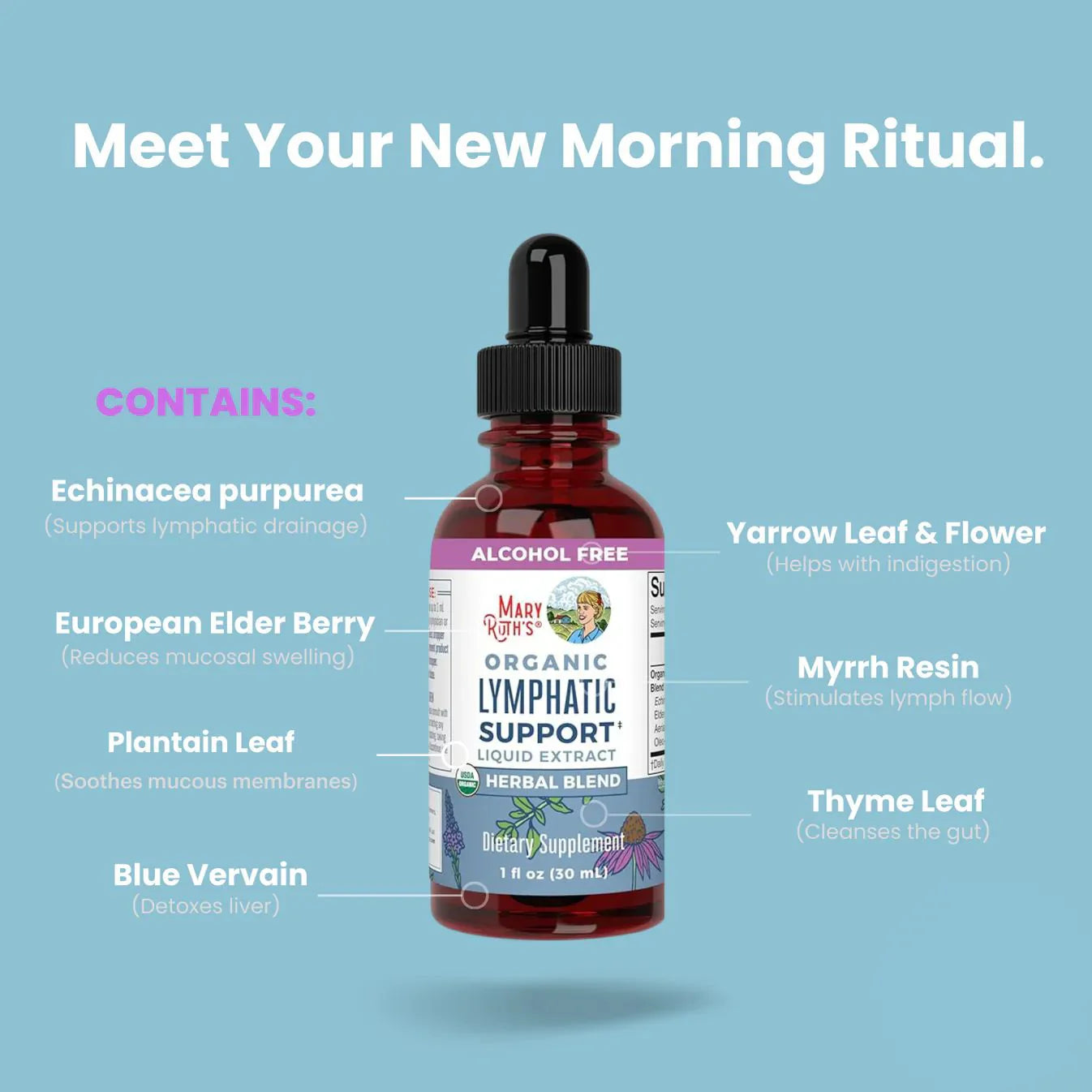 Organic Lymphatic Support Herbal Extract