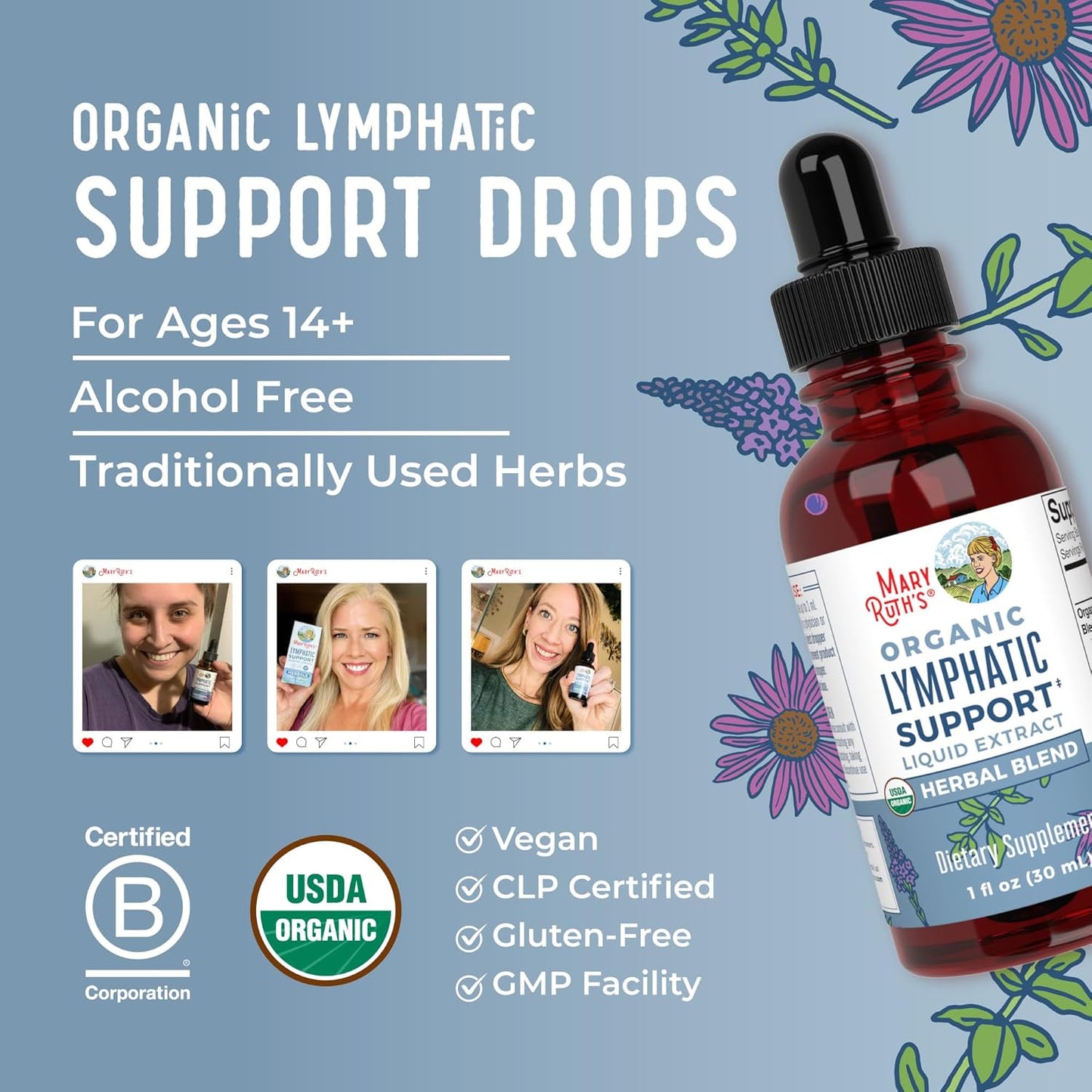 Organic Lymphatic Support Herbal Extract
