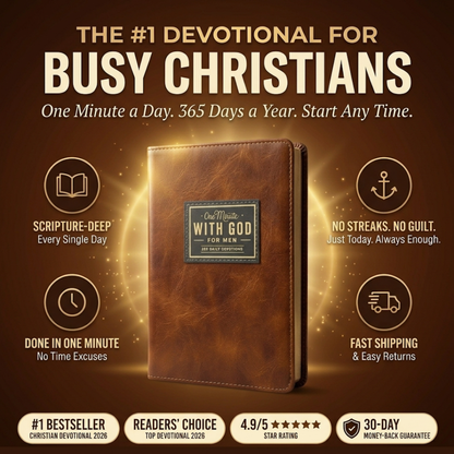 One Minute with God for Men - 365 Days Devotional Journal