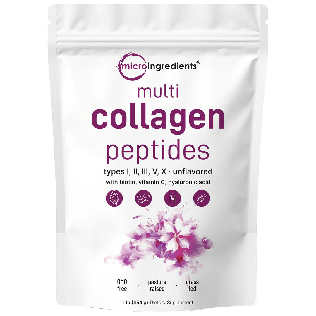 Multi Collagen Peptides Powder - 8oz