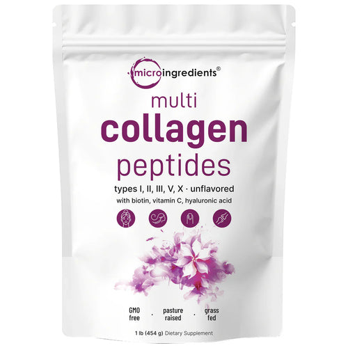 Multi Collagen Peptides Powder - 8oz